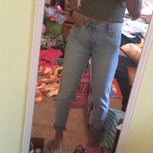 American eagle mom jeans